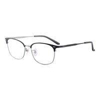 精工(SEIKO)男眉毛框全框钛合金可配近视片HC3012 193  万新防蓝光1.60 193-雅黑色