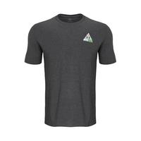 安德玛 UNDER ARMOUR Food Pyramid男子训练运动短袖T恤1379551 灰色012 L 三八节礼物