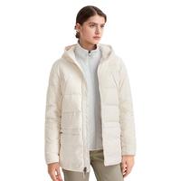The North Face北面羽绒服女户外700蓬鹅绒中长款羽绒外套7QSU N3N/米白色 S