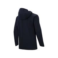 ANTA 安踏 水壳冲锋衣丨硬壳连帽夹克男女春季户外防风登山服952337604 基础黑-4 XL/男180