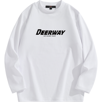 Deerway 德尔惠 秋冬加绒男士打底T恤半高领保暖上衣男士