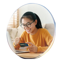 豪雅（HOYA）防蓝光非球面超薄眼镜镜片1.67高度近视眼镜高清镜片可配镜架 新兰御+高清VP膜(现片) 2片装 1.55