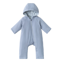 考拉鼻鼻婴幼儿秋冬夹棉保暖连帽连体衣