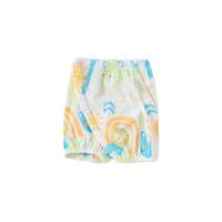 欢喜小熊 宝宝夏季薄款短裤儿童夏天休闲裤子男童夏装外出衣服童装 嫩草绿 80(10-18个月.身高73-80cm)