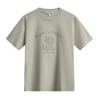 马克华菲【龙腾毛巾绣】短袖T恤男2024春夏圆领休闲潮流百搭短袖T恤衫 701卡其 XXL