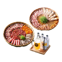 木屋烧烤食材半成品羊肉串肥牛串4-6人烧烤串套装新鲜家用户外露营-春季款 快递