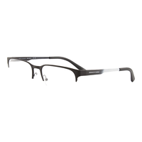 Emporio Armani阿玛尼眼镜框男士半框商务休闲轻Armani光学眼镜架AX1038 0AX1060-6000黑色