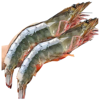 青岛大虾青虾白虾 海捕基围对虾类 生鲜 海鲜烧烤 约15-17厘米 盐冻4斤装