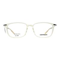万宝龙(MONTBLANC)眼镜框全框钛材近视眼镜架MB0315OA 007+国产1.6镜片 007香槟色银腿