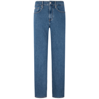 Calvin Klein【复刻90系列】Jeans24春夏男士中蓝洗水直筒牛仔裤J326341 1A4-牛仔浅蓝 28