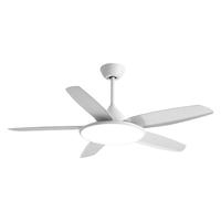 雷士 NVC Lighting ) 吊扇灯风扇灯 北欧现代简约变频客厅餐厅饭厅卧室ABS扇叶电扇灯 星悦24瓦丨三色调光丨六档强风