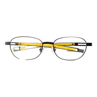 精工(SEIKO)系列眼镜框新乐学优选青少年儿童近视眼镜架 KK0033C GR 50mm GR浅灰色/黄色