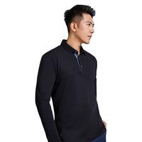 十如仕 如仕POLO衫男士长袖polo纯色休闲商务翻领T恤Polo P19