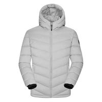 LAFUMA乐飞叶羽绒服男 23冬季户外轻薄700蓬鹅绒短款连帽保暖 LMJU3CY61 灰色GE 170/92A(46)