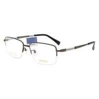 精工(SEIKO)眼镜框经典系列男士半框时尚钛材近视眼镜架HA1503 76亮深灰 55mm 76亮深灰/银钯色