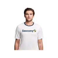 saucony/索康尼 秒表图案 男士速干运动T恤 L