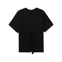IT TOGA ARCHIVES女装宽松短袖上衣饰绊带露背半袖1JK070XM