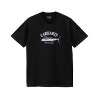 carhartt WIP 写实风马林鱼图案印花 男士短袖T恤 BKX/黑色,BLX/蓝色,GRX/绿色,WHX/白色 XS,S,M,L,XL,XXL