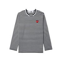 IT CDG PLAY COMME des GARCONS川久保玲条纹长袖T恤清爽时尚