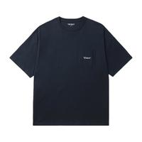 Carhartt WIP短袖T恤男装春夏城市风LOGO字母刺绣口袋卡哈特
