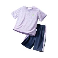 【速干吸汗运动服】凉感网眼透气网球服短袖t恤中裤夏装女童套装