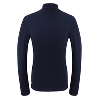 宜而爽保暖内衣男女款半高领三层加厚全棉秋衣秋裤纯棉套装 男款夜空蓝 XXL/180