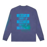 Carhartt WIP男装秋冬撞色雷达图案印花圆领长袖T恤028487F
