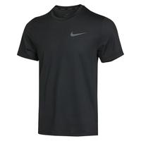 耐克(NIKE)短袖男装夏季运动服训练跑步快干宽松上衣透气运动T恤 CZ1182-011/黑色/灰勾 M