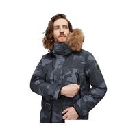 波司登反季清仓极寒奥莱鹅绒羽绒服男极寒加厚连帽大毛领外套 山地迷彩9N58 170/88A