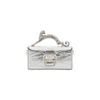 LANVIN 浪凡 女士牛皮革手提包 LW-BGBRA3-CAMF-A24M2 银色 中号