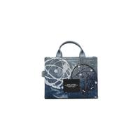 MARC JACOBS 马克·雅克布 FUTURA TOTE联名款 女士手提包 2F4HTT024H05 靛蓝色多色 中号