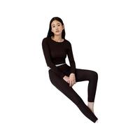 Calvin Klein内衣【热引力】24秋季ck轻盈柔滑打底保暖内衣长裤随心选 AD0017-UB1-太空黑 M