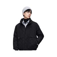 波司登冬季羽绒服男90绒加厚立领斯文百搭休闲保暖外套B30145233 黑色棋盘格|9X30 180/96A