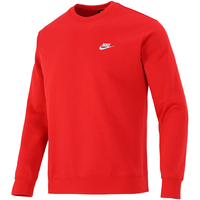 耐克（NIKE）男装卫衣 2024秋新款健身跑步训练运动服休闲时尚卫衣套头衫 红色加绒/主推同款 XL(180/96A)