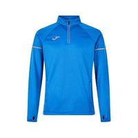 JOMA加绒卫衣男士秋冬季针织保暖半拉链足球训练服跑步运动服上衣 宝蓝 S
