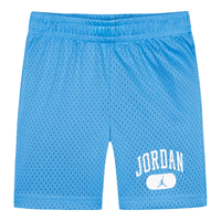 NIKE JORDAN 耐克AJ童装男童短裤夏季儿童网眼透气篮球短裤 苔藓蓝 90 /50 【身高86-92cm】