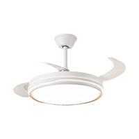 顾家隐形风扇灯吊扇灯家用餐厅卧室吸顶灯静音风扇吊灯中山灯具