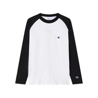Champion 纯棉插肩袖 黑色 XL 男士T恤