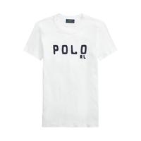拉夫劳伦RALPH LAUREN 拉尔夫·劳伦 女士圆领短袖T恤 WMPOKNINN820583 白色 L