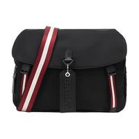 BALLY 巴利 男士黑色尼龙单肩斜挎包邮差包 CATCH T 70 6228765