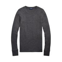 拉夫劳伦RALPH LAUREN 拉尔夫·劳伦 女士圆领长袖T恤 WMPOKNIN6820328 灰色 S