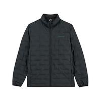 361° 361度羽绒绒服男士运动休闲冬季保暖短款立领修身外套男 652144304-4基础黑 L