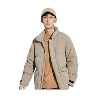 男装冬季男士立领羽绒服面包服潮流外套男式羽绒服 L 卡其色1(22年款)