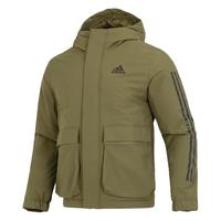 adidas 阿迪达斯 外套男秋冬运动服绿色保暖棉衣工装棉服GT1691 A/XL