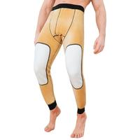 雅鹿男士加厚加绒打底裤护膝羊绒宽松棉裤冬季中老年秋裤保暖裤男 是 浅灰色(单件装) 185(XXXL) 推荐170-200斤
