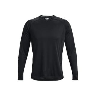 安德玛（UNDERARMOUR）男子篮球运动长袖T恤1374328 黑色001 M