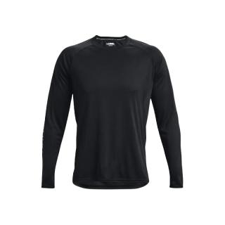 安德玛（UNDERARMOUR）男子篮球运动长袖T恤1374328 黑色001 M