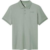CAMEL 骆驼 运动短袖男宽松休闲T恤简约POLO衫 C45225L1004-1 灰绿  XL