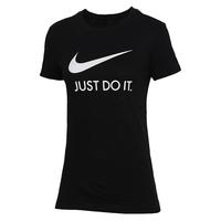 耐克(NIKE) 胜道运动 NIKE耐克女装 夏季新款运动服圆领半袖修身透气休闲T恤 CI1384-010 M