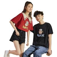 TONLION 唐狮 春夏装夏装短袖T恤男宽松打底衫in设计感半袖女